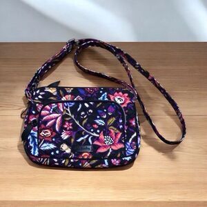 Vera Bradley Carson Mini Shoulder Bag Foxwood EUC